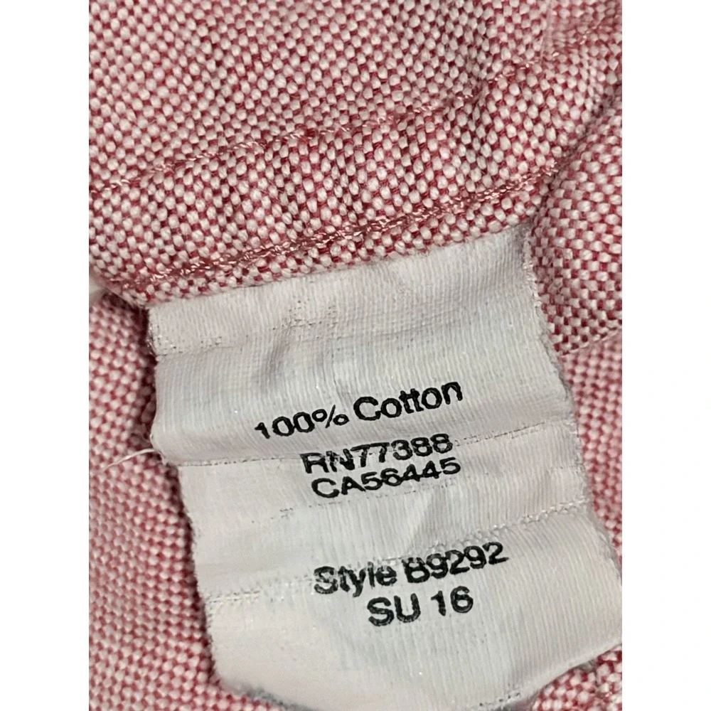 J.Crew Mens XL Slim Fit Oxford Shirt Button Down Pink Salmon Cotton B9292